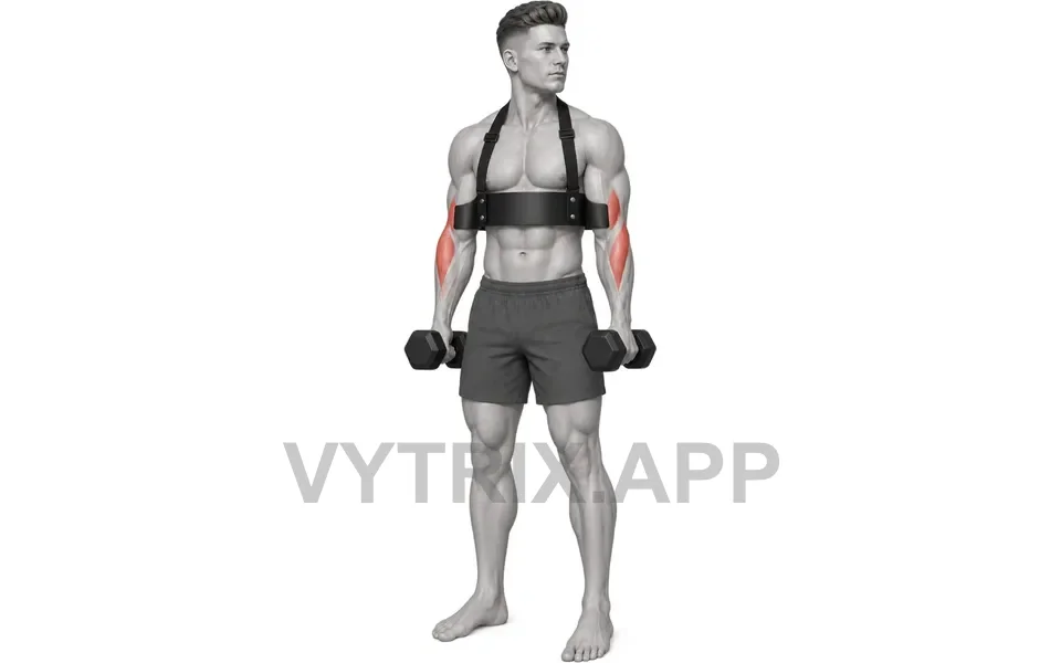 Uitvoering van Arm Blaster Hammer Curl (Dumbbell)