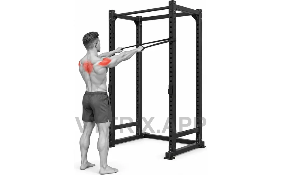 Uitvoering van Face Pull (Resistance Band)