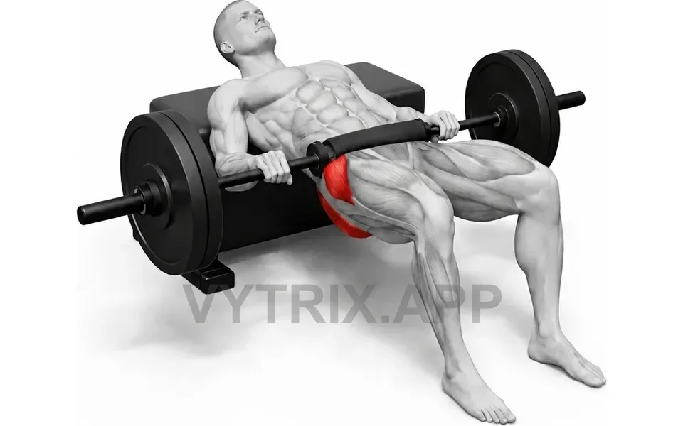 Uitvoering van Barbell Hip Thrust