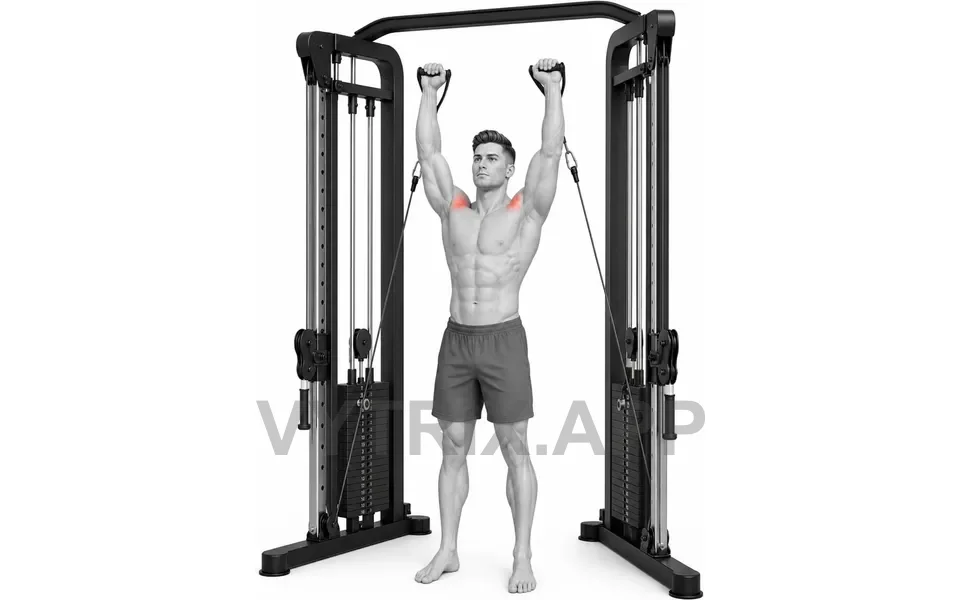 Uitvoering van Cable Shoulder Press