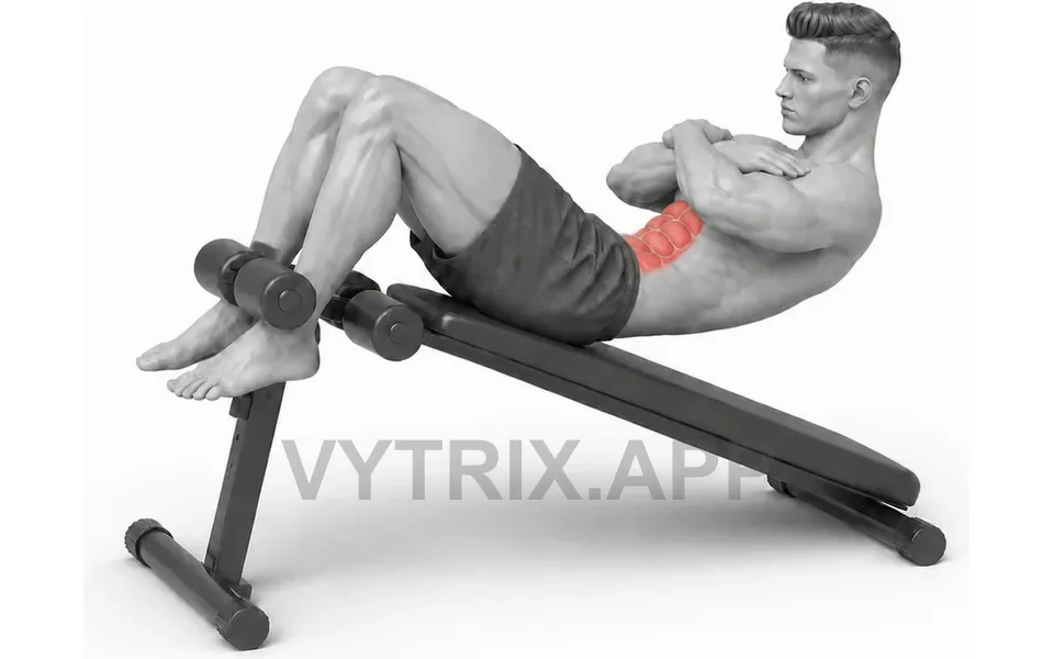 Uitvoering van Decline Sit-Up