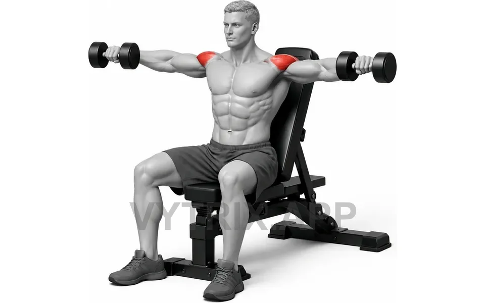 Uitvoering van Dumbbell Lateral Raise (Seated)