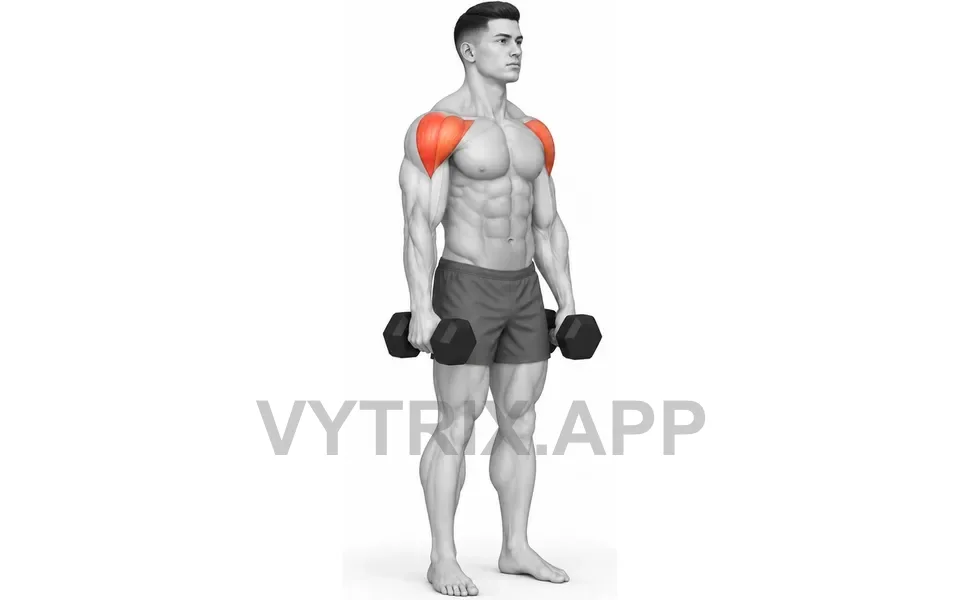 Uitvoering van Lateral to Front Raise (Dumbbell)