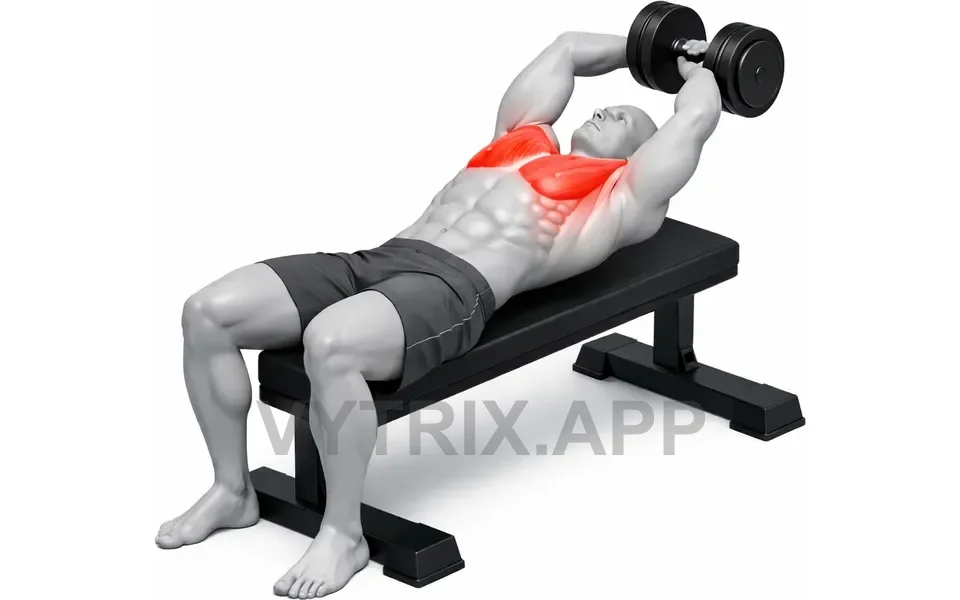 Uitvoering van Dumbbell Pullover