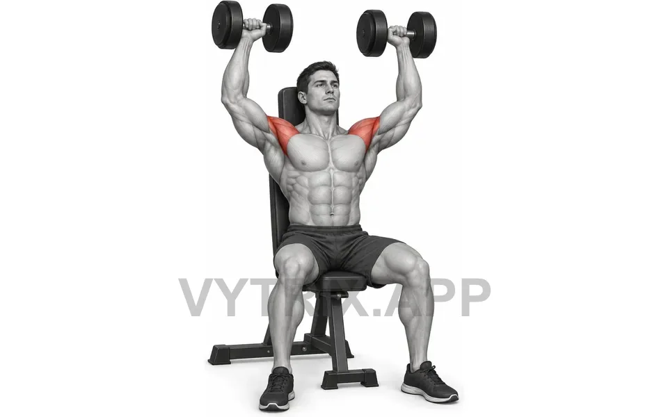 Uitvoering van Dumbbell Shoulder Press