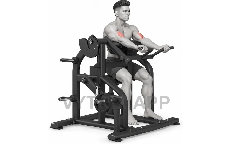 Uitvoering van Elevated Biceps Curl Machine