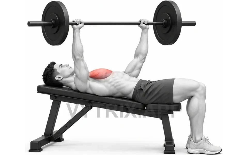 Uitvoering van Incline Barbell Press (Low Incline)