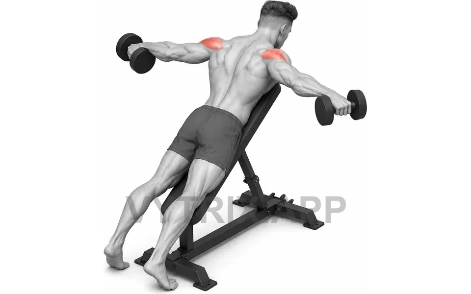 Uitvoering van Incline Bench Rear Delt Raise