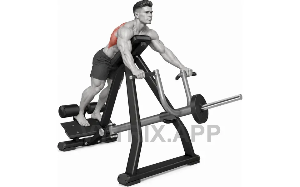 Uitvoering van Incline Lever Row