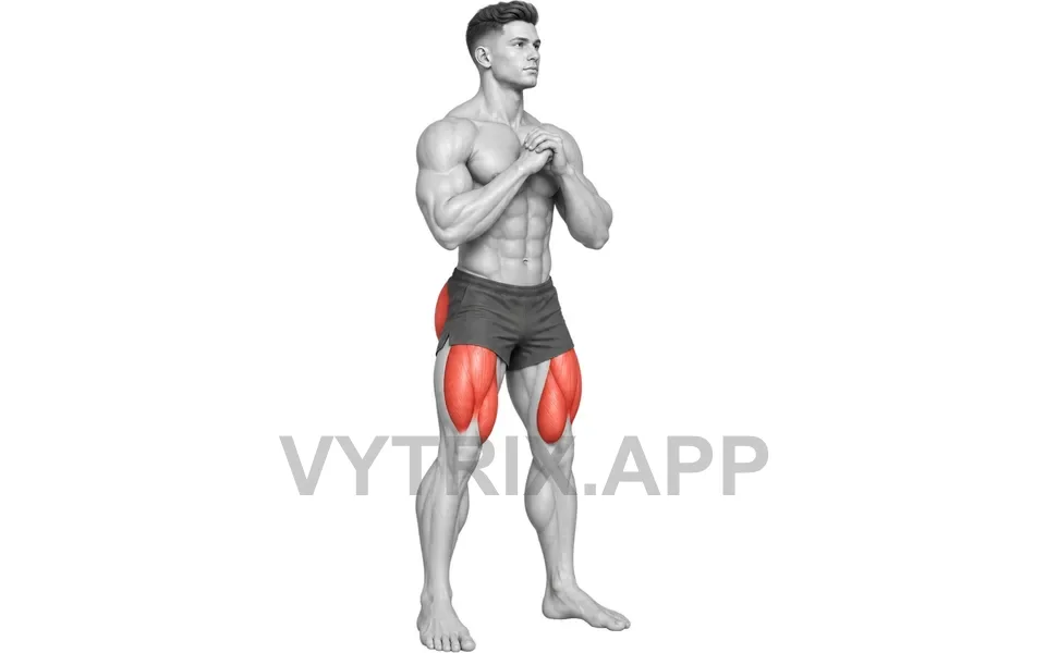 Uitvoering van Jump Squat (Bodyweight)