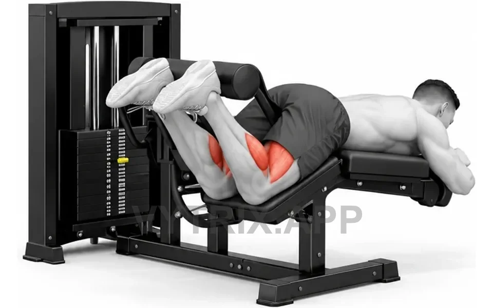 Uitvoering van Lying Leg Curl
