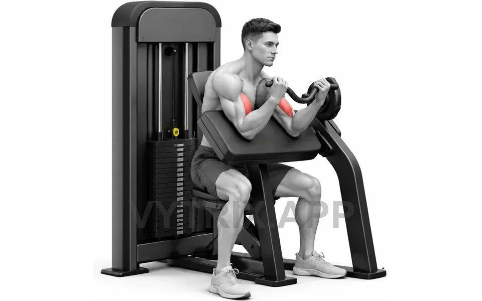 Uitvoering van Machine Preacher Curl