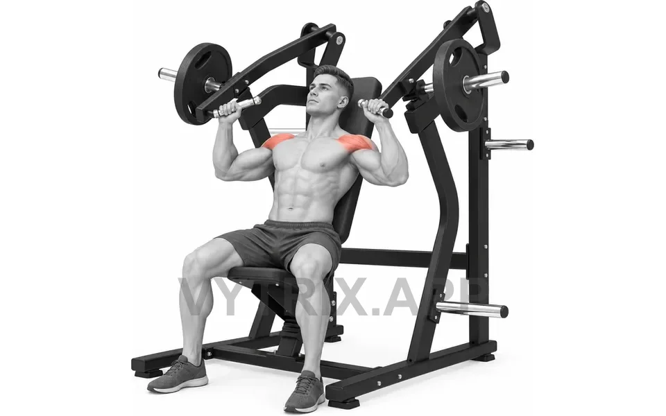 Uitvoering van Plate Loaded Shoulder Press
