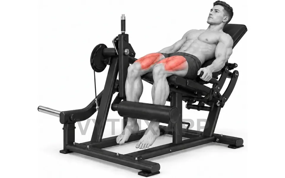 Uitvoering van Reclining Leg Extension Machine