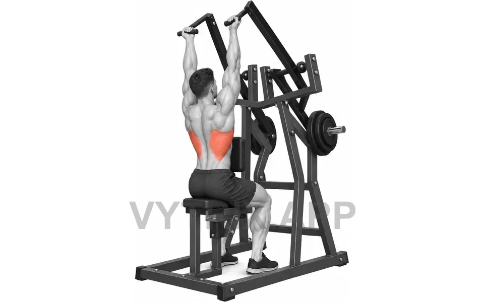 Uitvoering van Reverse Grip Lat Pulldown (Machine)