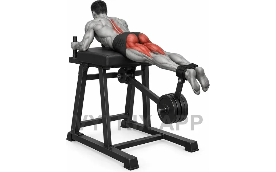 Uitvoering van Reverse Hyperextension