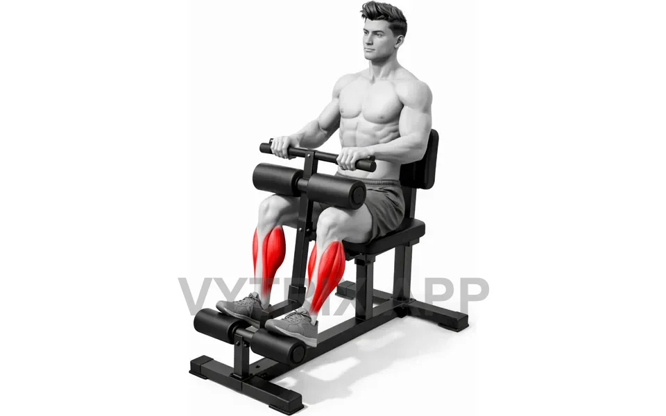 Uitvoering van Seated Calf Raise