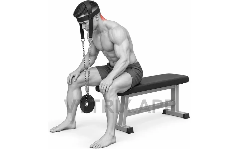 Uitvoering van Seated Neck Extension (Neck Harness)
