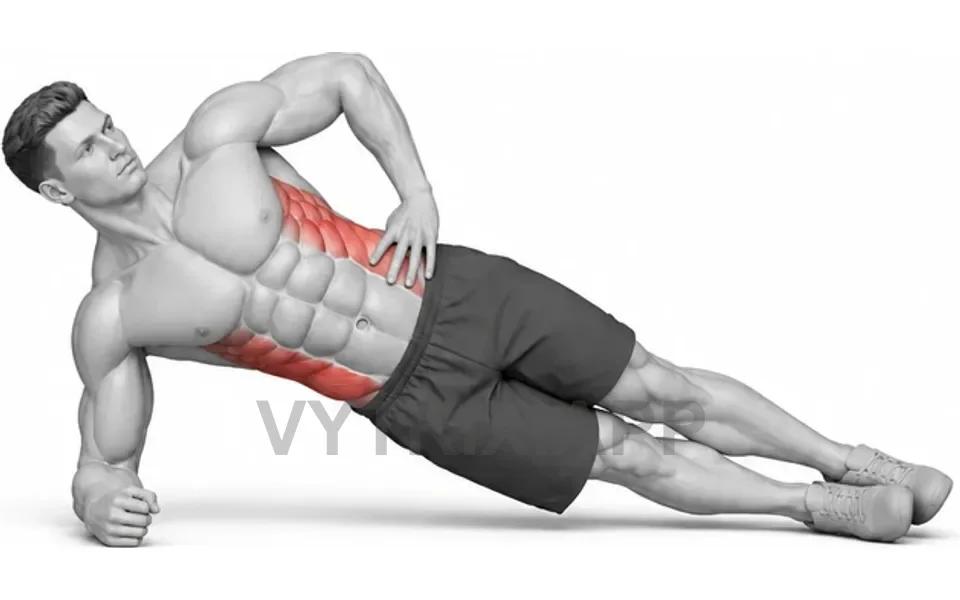 Uitvoering van Side Plank
