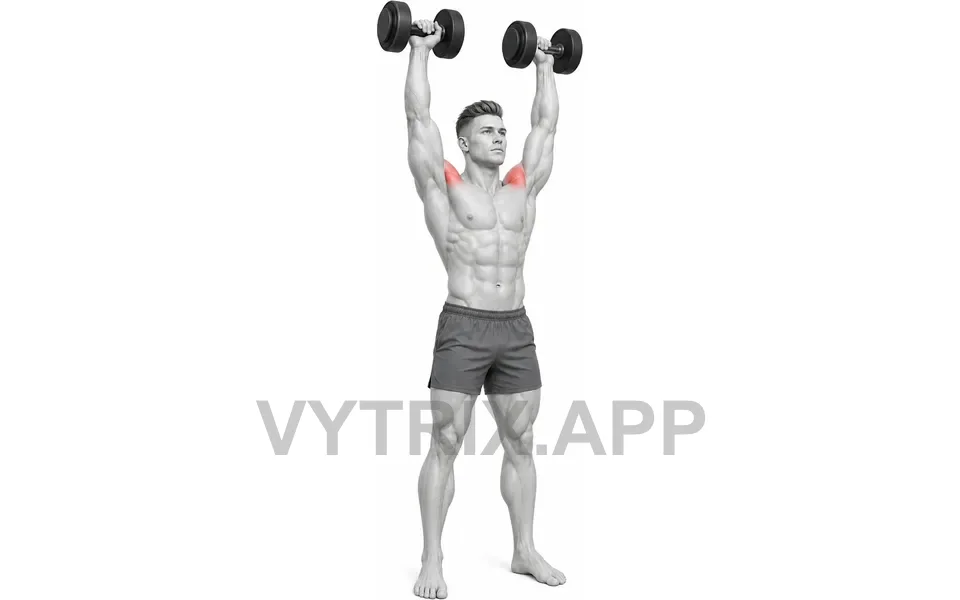 Uitvoering van Standing Dumbbell Press