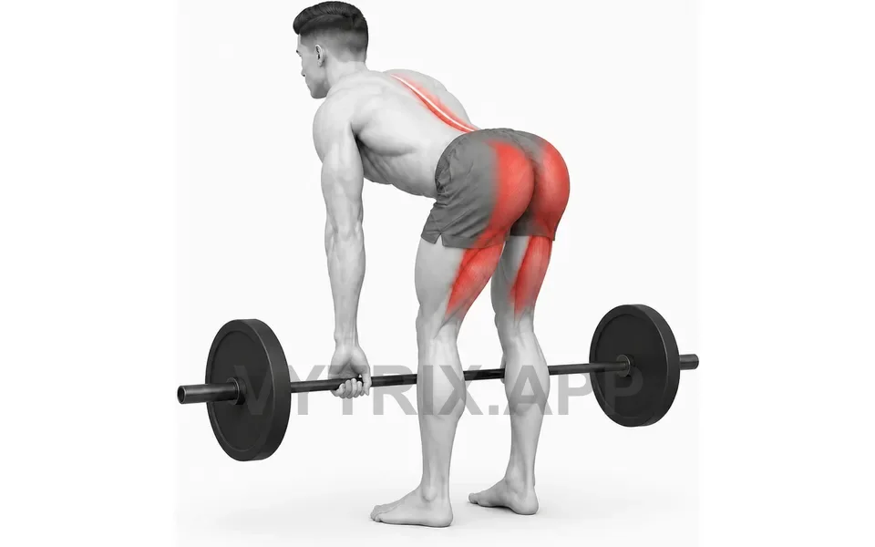 Uitvoering van Stiff Leg Deadlift