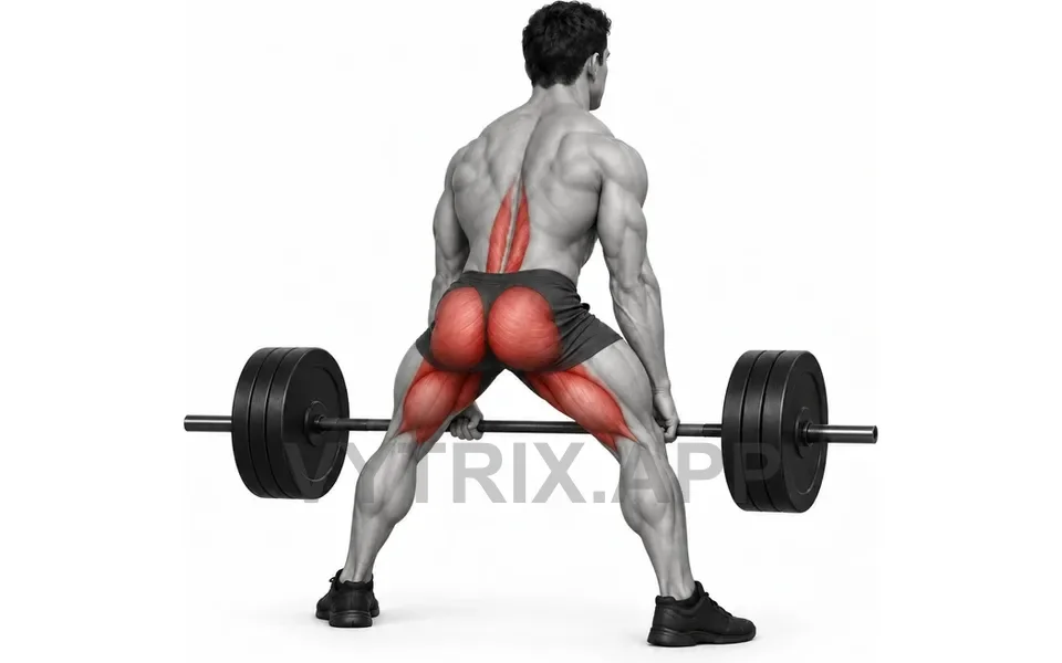 Uitvoering van Sumo Deadlift