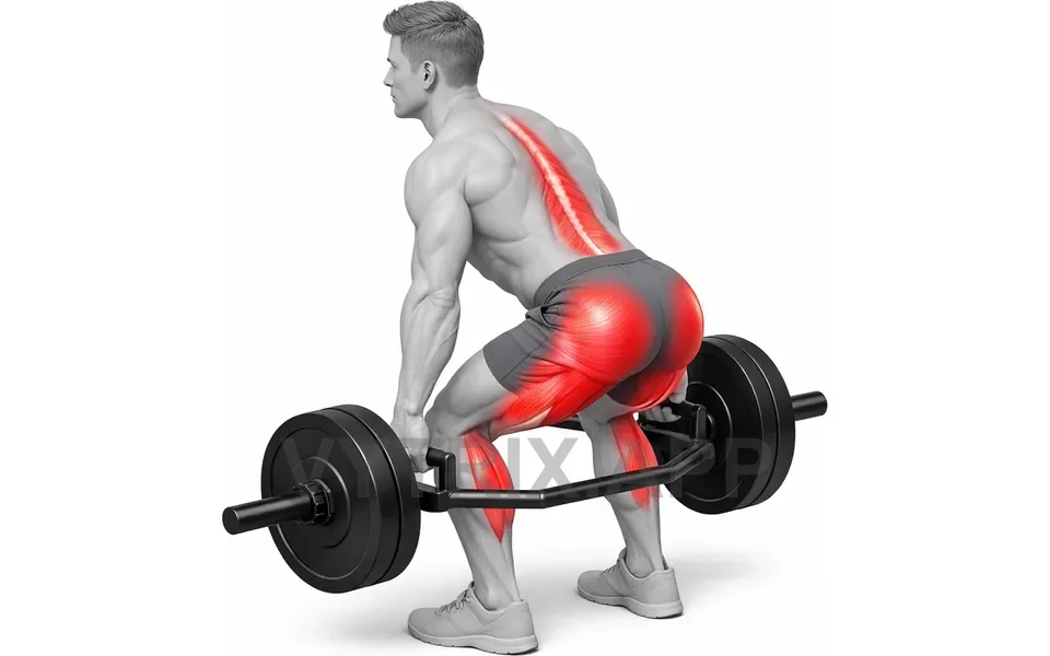 Uitvoering van Trap Bar Deadlift