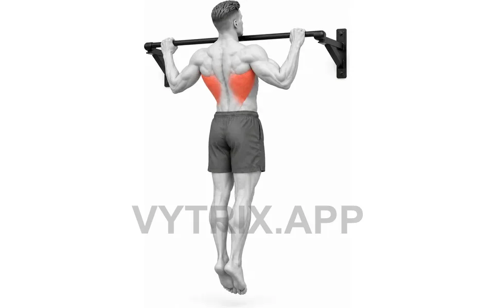 Uitvoering van Wide Grip Pull-Up