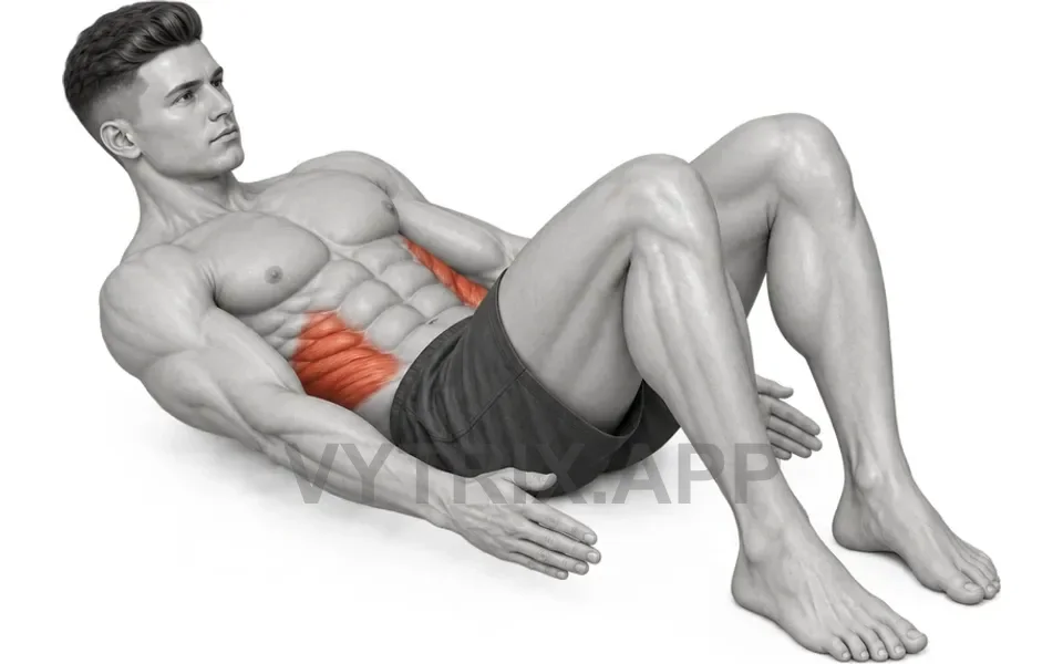 Uitvoering van Alternating Heel Touches (Bodyweight)