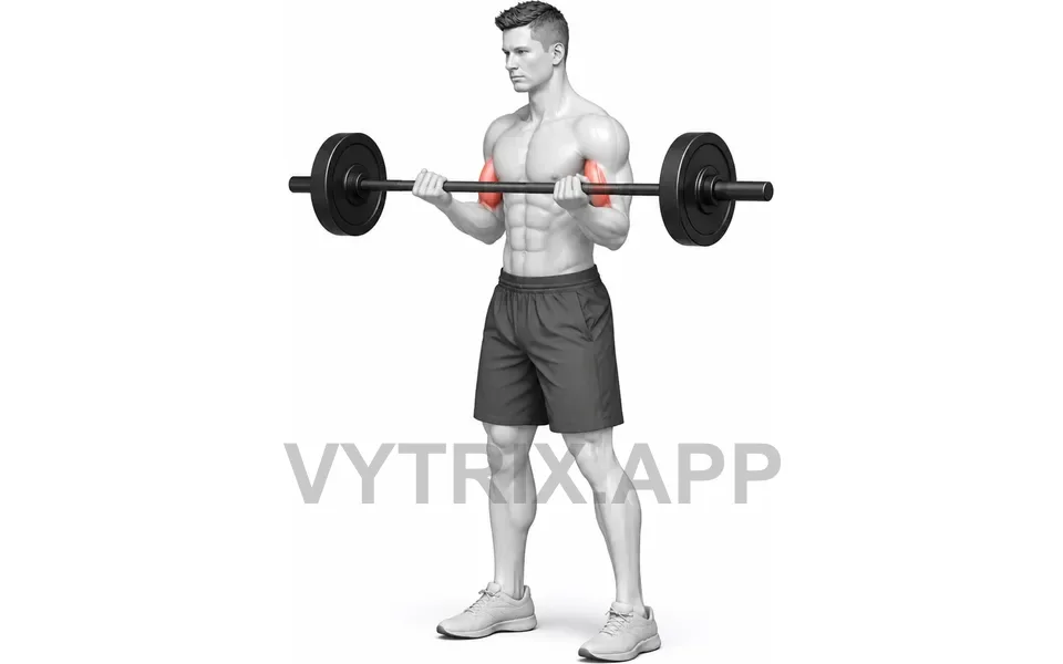 Uitvoering van Barbell Curl