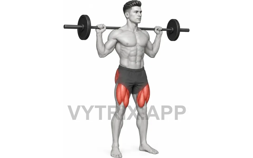 Uitvoering van Jump Squat (Barbell)