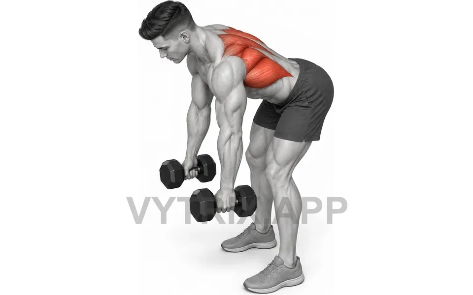 Uitvoering van Bent Over Row (Dumbbell)