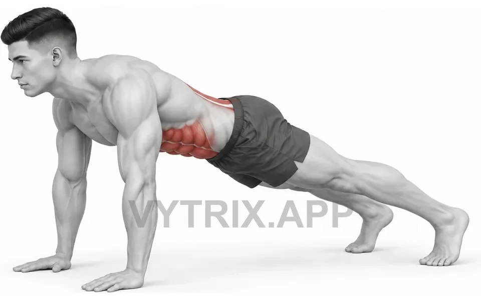 Uitvoering van Bird Dog Plank (Bodyweight)