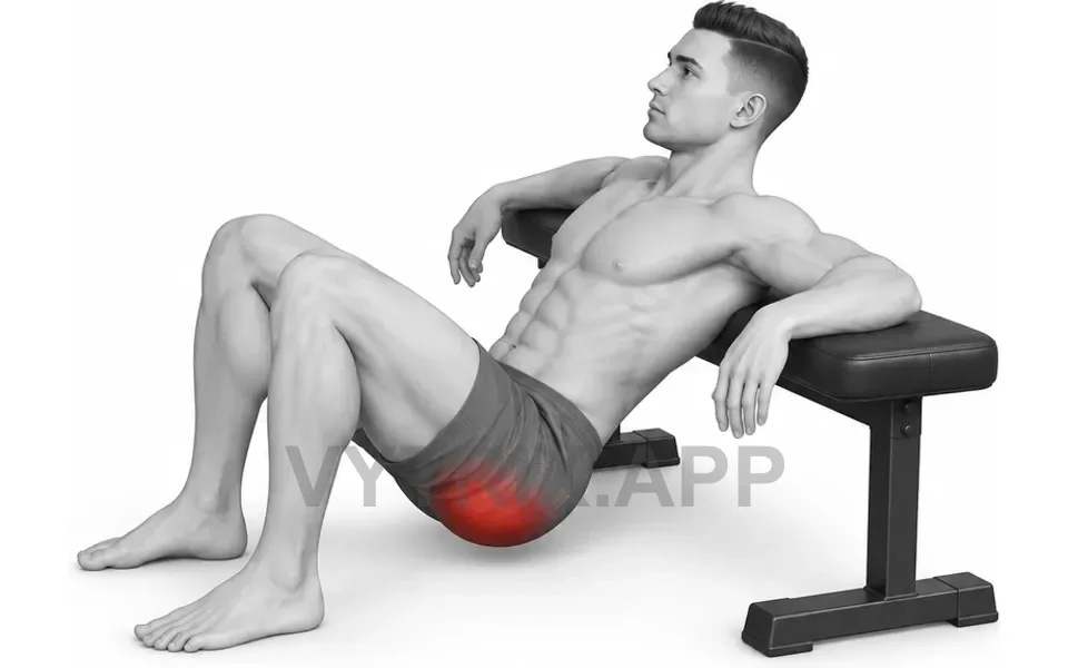Uitvoering van Hip Thrust (Bodyweight)