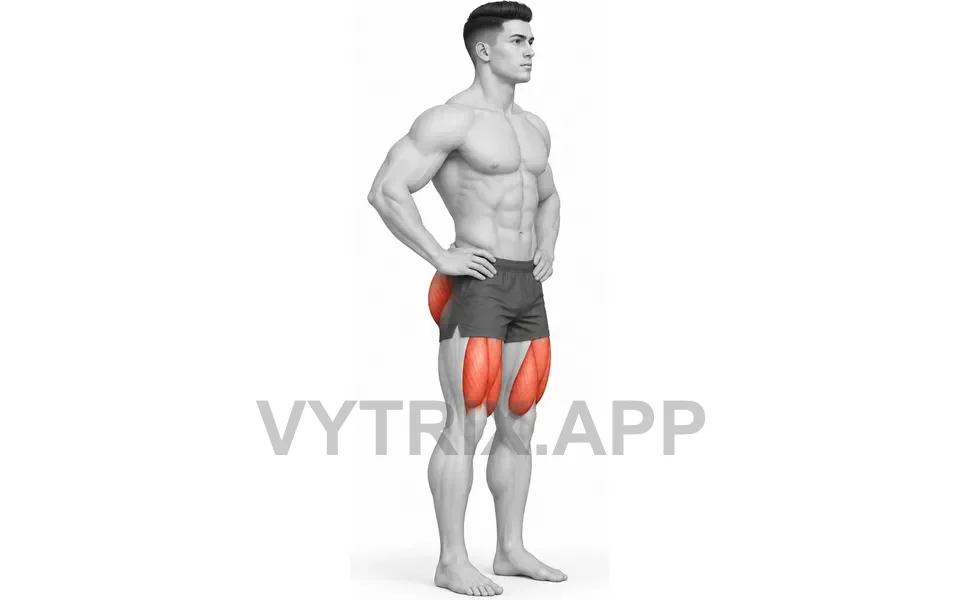 Uitvoering van Reverse Lunge (Bodyweight)