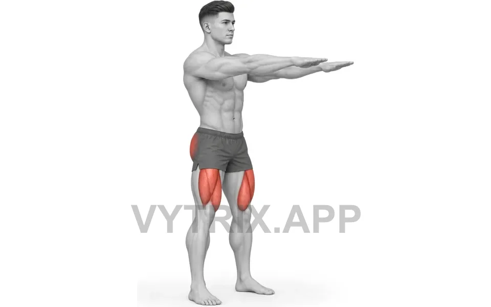 Uitvoering van Squat (Bodyweight)