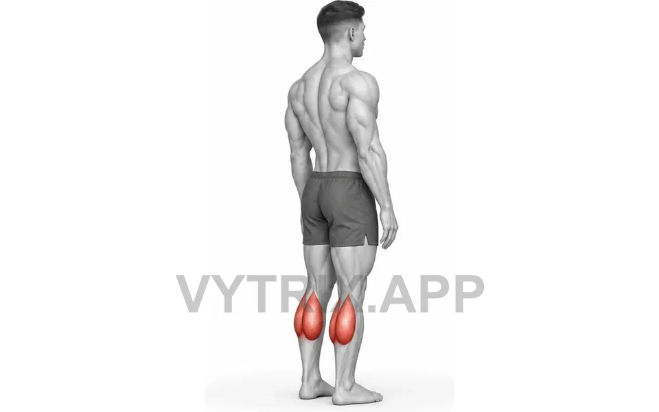 Uitvoering van Standing Calf Raise (Bodyweight)