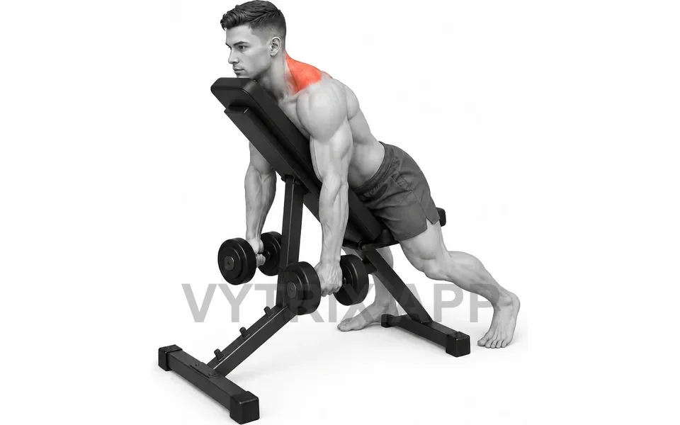 Uitvoering van Chest Supported Shrug (Dumbbell)