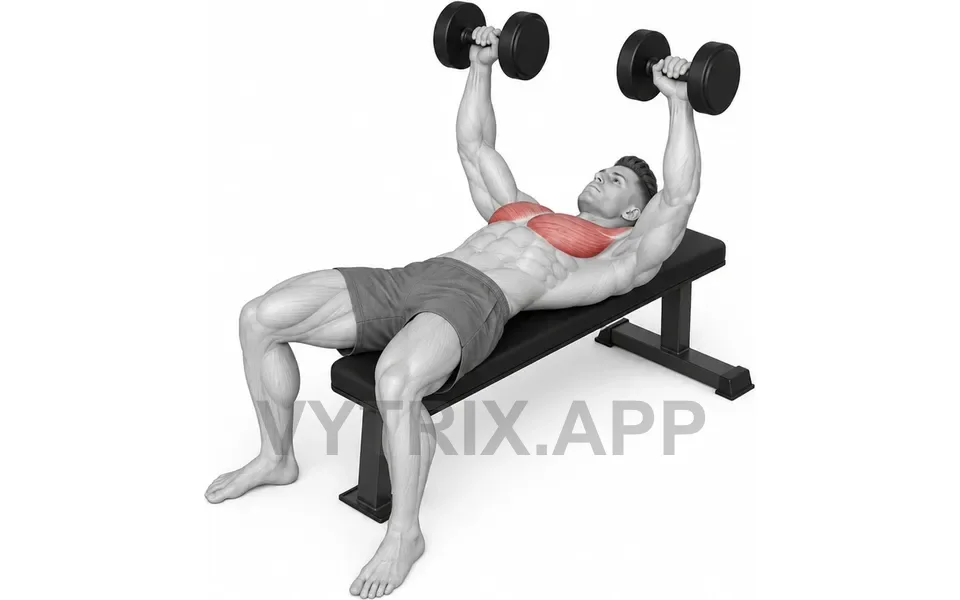 Uitvoering van Dumbbell Bench Press