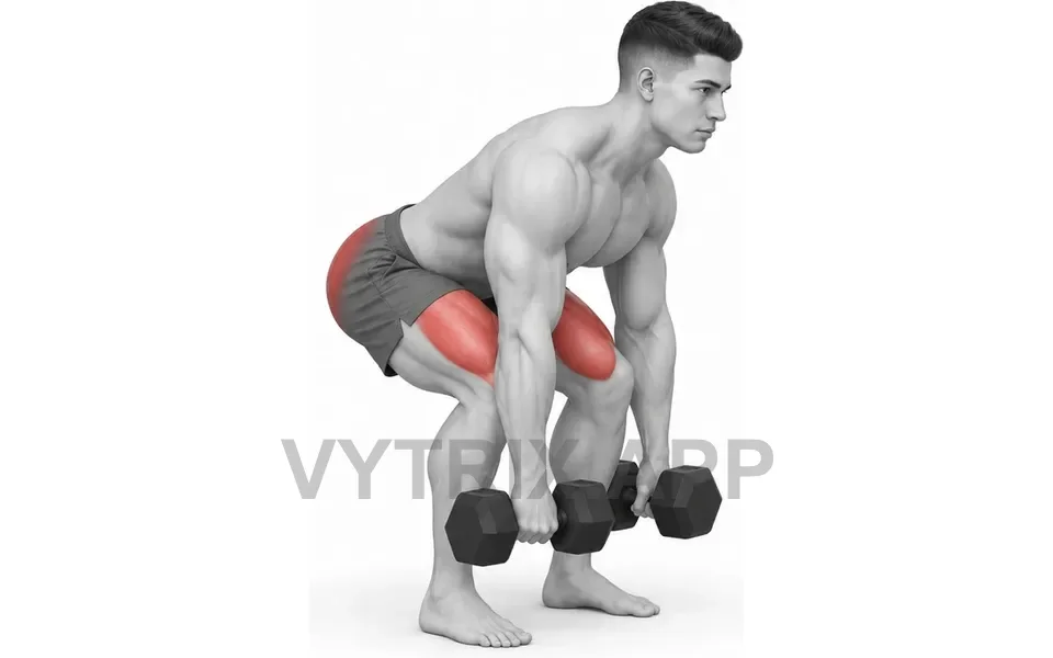 Uitvoering van Deadlift (Dumbbell)