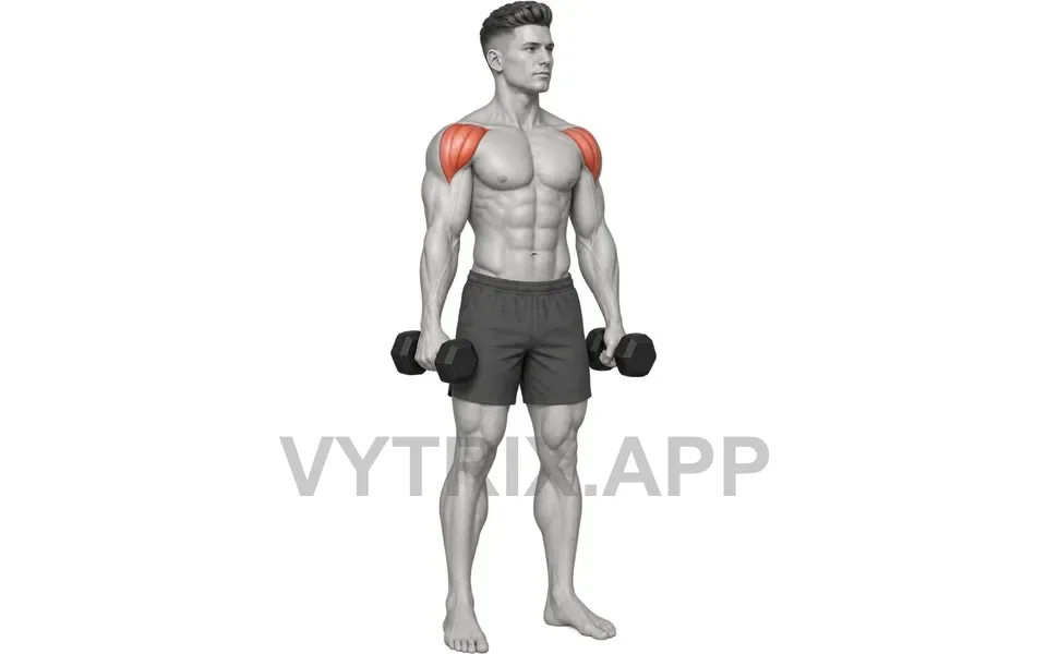 Uitvoering van Full Can Raise (Dumbbell)