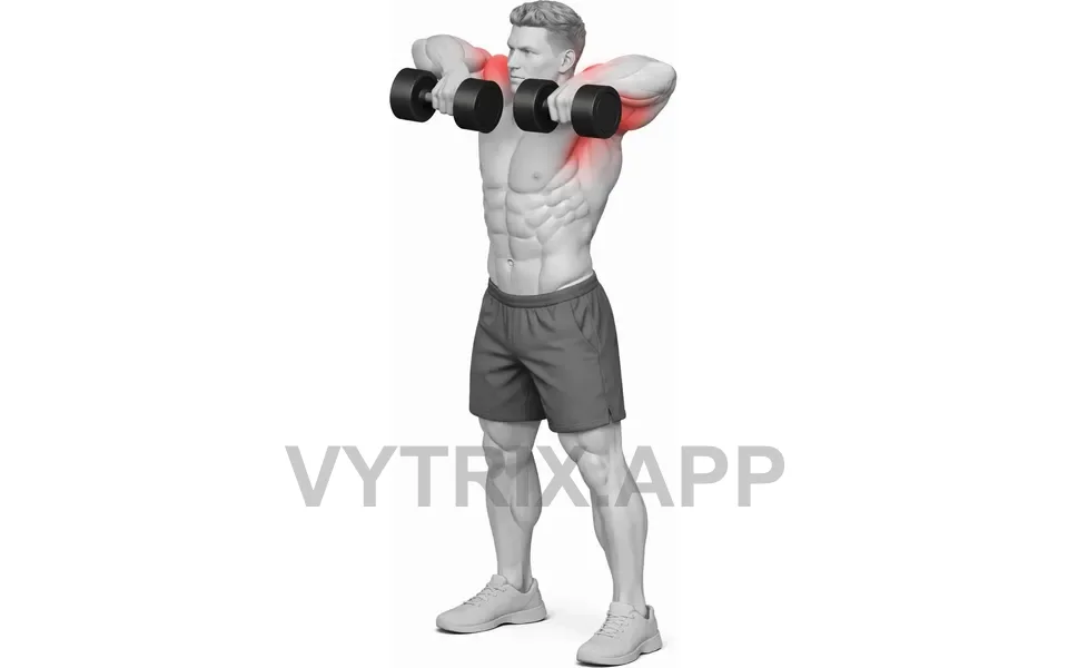 Uitvoering van Dumbbell High Pull