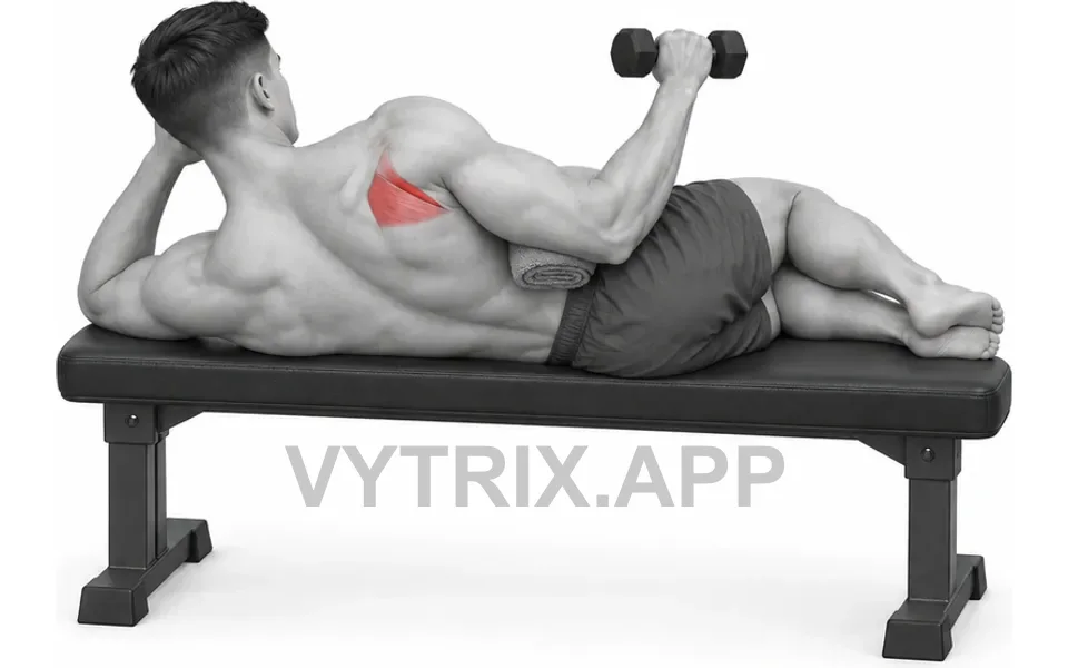 Uitvoering van External Rotation (Dumbbell)