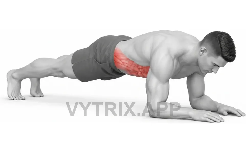 Uitvoering van Forearm Plank to Side Plank (Bodyweight)