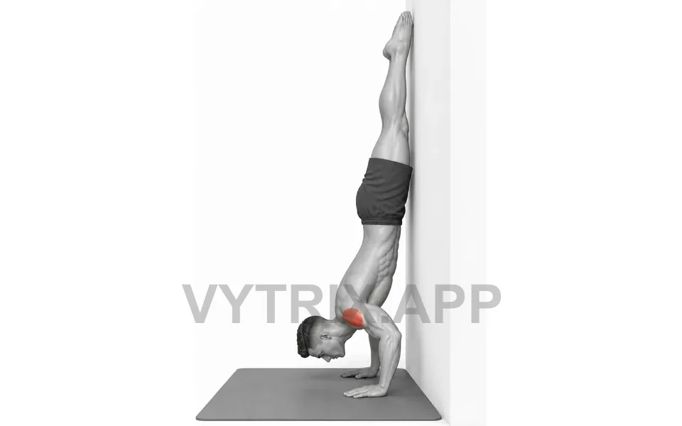 Uitvoering van Handstand Push-Up