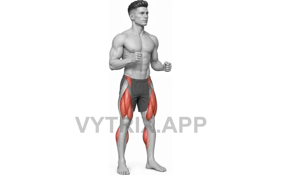 Uitvoering van High Knee Skips (Bodyweight)