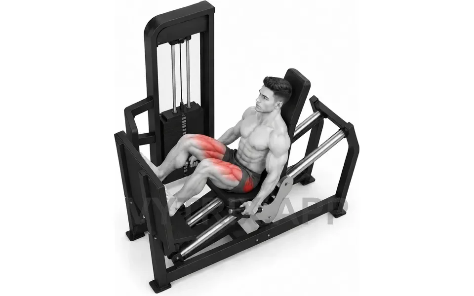 Uitvoering van Horizontal Seated Leg Press (Machine)