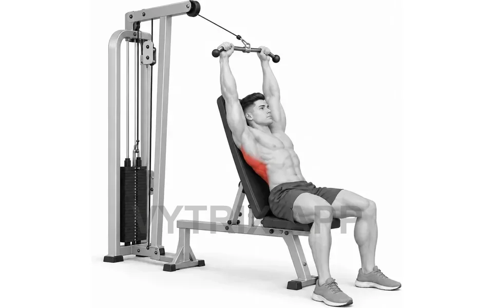 Uitvoering van Incline Bench Pullover (Cable)