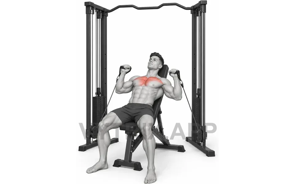 Uitvoering van Incline Bench Press (Cable)