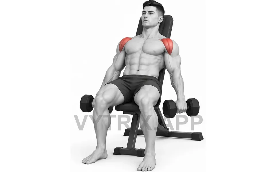 Uitvoering van Incline Front Raise (Dumbbell)